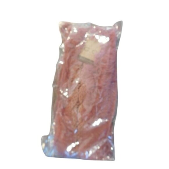 C. C. Boot Cuff Lot of 2 Boot Socks Knit Feather Trim Rose Crochet NWT - Picture 3 of 3